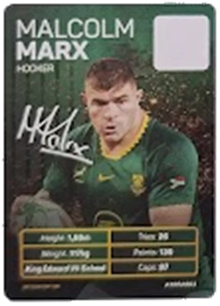 Malcolm Marx card #MARX - Pick n Pay Springbok Collectaboks 2026