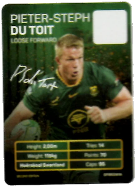 Pieter-Steph du Toit card #PSDUTOIT - Pick n Pay Springbok Collectaboks 2026
