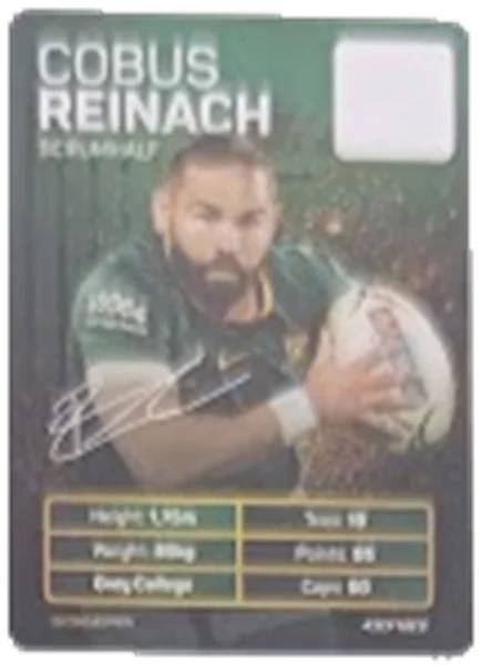 Cobus Reinach card #REINACH - Pick n Pay Springbok Collectaboks 2026
