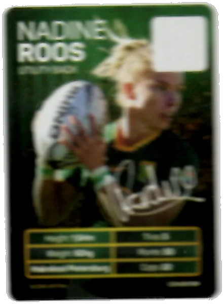 Nadine Roos card #ROOS - Pick n Pay Springbok Collectaboks 2026