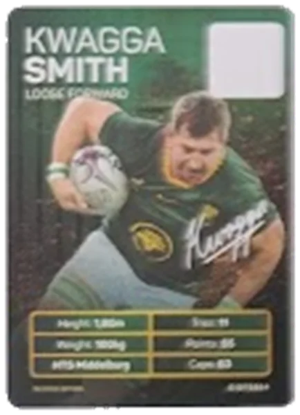 Kwagga Smith card #SMITH - Pick n Pay Springbok Collectaboks 2026