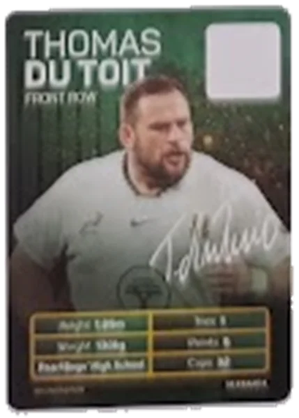 Thomas du Toit card #TDUTOIT - Pick n Pay Springbok Collectaboks 2026