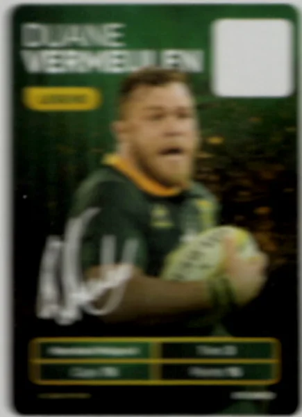 Duane Vermeulen card #VERMEULEN - Pick n Pay Springbok Collectaboks 2026