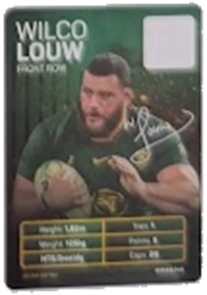 Wilco Louw card #WLOUW - Pick n Pay Springbok Collectaboks 2026
