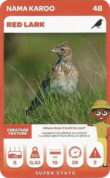 Red Lark card #48 - Pick n Pay South African Super Animals