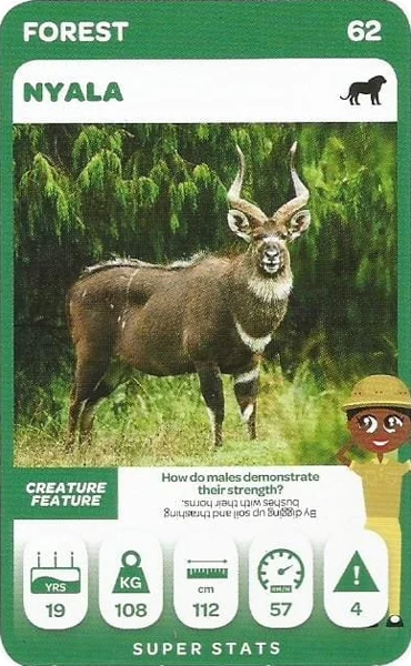Nyala card #62 - Pick n Pay South African Super Animals
