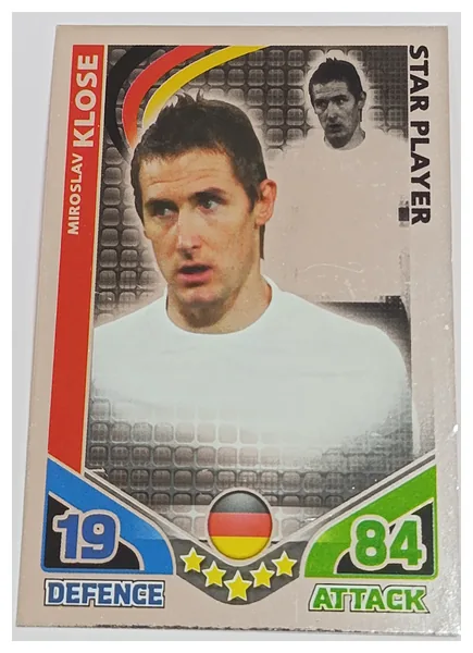 Miroslav Klose card #103 - Topps Match Attax England 2010