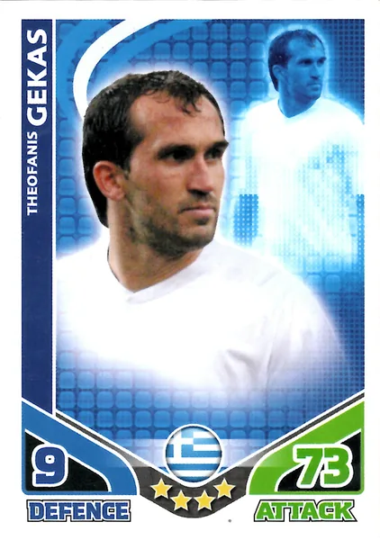 Theofanis Gekas card #114 - Topps Match Attax England 2010