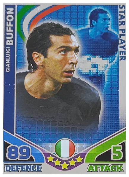 Gianluigi Buffon card #131 - Topps Match Attax England 2010
