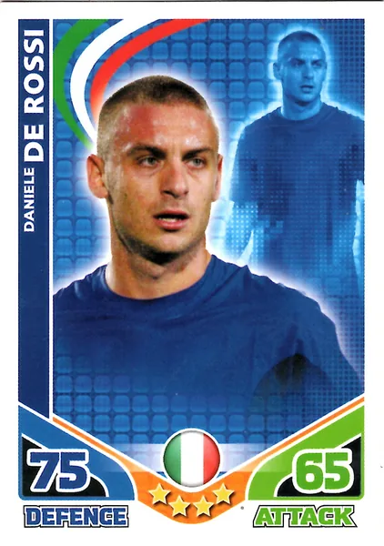 Daniele De Rossi card #137 - Topps Match Attax England 2010