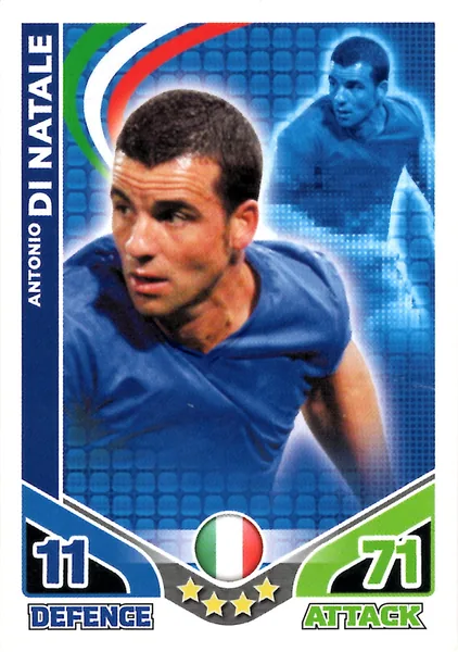 Antonio Di Natale card #141 - Topps Match Attax England 2010