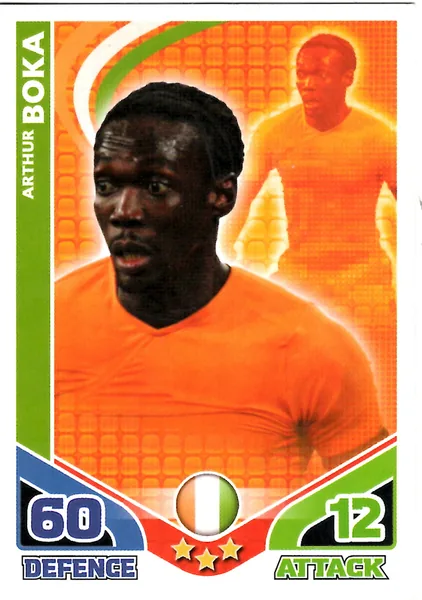 Arthur Boka card #143 - Topps Match Attax England 2010