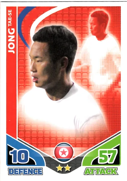 Jong Tae-Se card #158 - Topps Match Attax England 2010