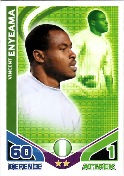 Vincent Enyeama card #172 - Topps Match Attax England 2010