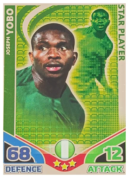 Joseph Yobo card #173 - Topps Match Attax England 2010