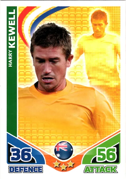 Harry Kewell card #19 - Topps Match Attax England 2010