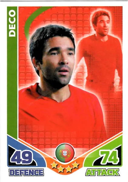 Deco card #190 - Topps Match Attax England 2010