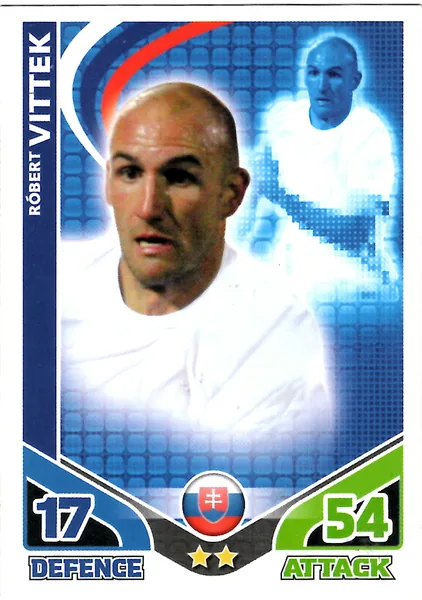 Robert Vittek card #205 - Topps Match Attax England 2010