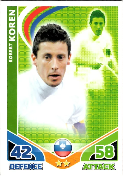 Robert Koren card #209 - Topps Match Attax England 2010
