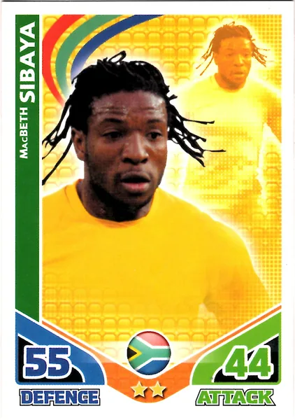 Macbeth Sibaya card #215 - Topps Match Attax England 2010