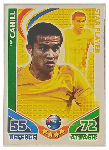 Tim Cahill card #22 - Topps Match Attax England 2010