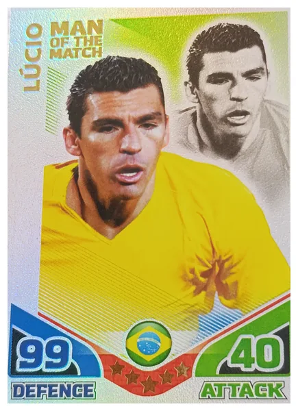 Lucio card #252 - Topps Match Attax England 2010