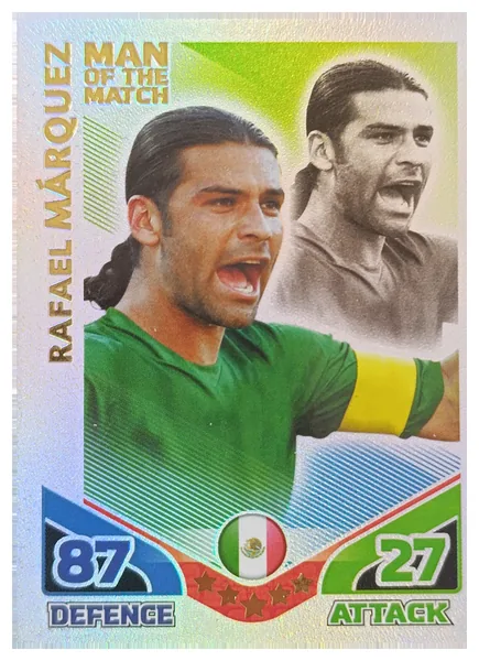 Rafael Marquez card #269 - Topps Match Attax England 2010