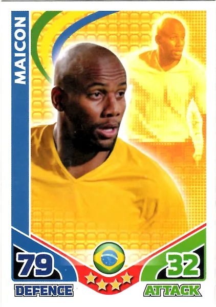 Maicon card #28 - Topps Match Attax England 2010
