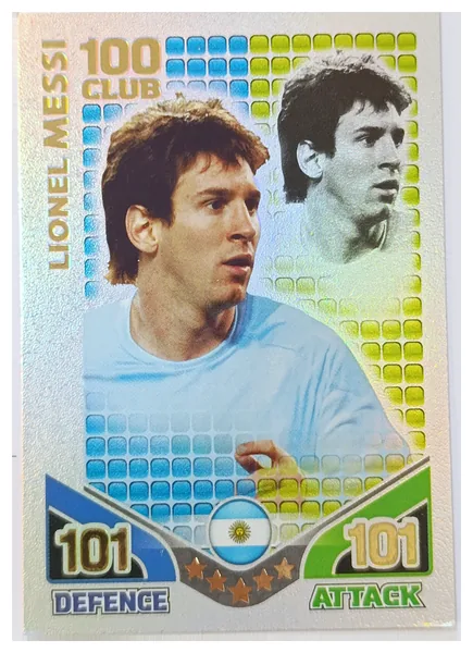 Lionel Messi card #281 - Topps Match Attax England 2010