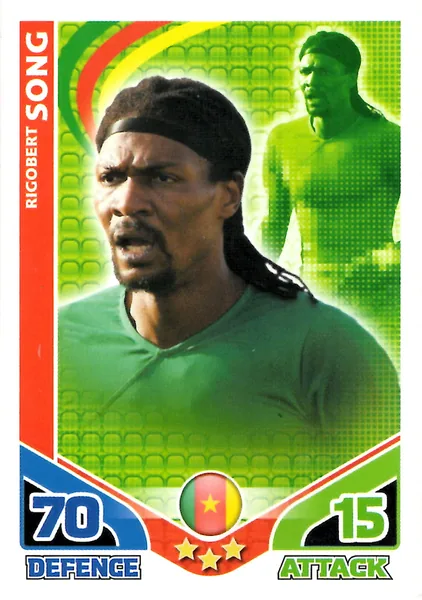 Rigobert Song card #36 - Topps Match Attax England 2010