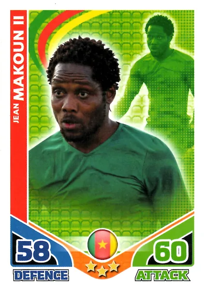 Jean Makoun II card #39 - Topps Match Attax England 2010