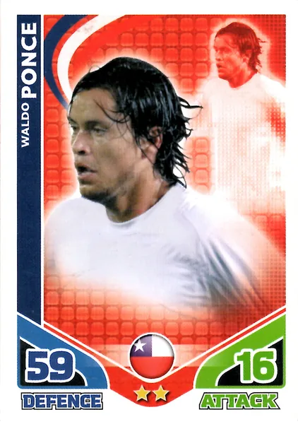 Waldo Ponce card #43 - Topps Match Attax England 2010