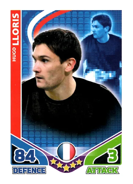 Hugo Lloris card #80 - Topps Match Attax England 2010
