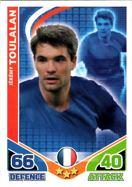 Jeremy Toulalan card #86 - Topps Match Attax England 2010