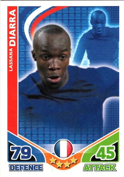 Lassana Diarra card #87 - Topps Match Attax England 2010