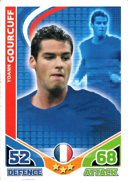 Yoann Gourcuff card #88 - Topps Match Attax England 2010