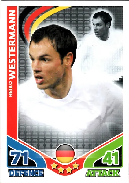 Heiko Westermann card #93 - Topps Match Attax England 2010