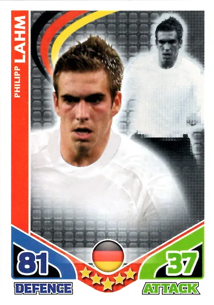 Philipp Lahm card #95 - Topps Match Attax England 2010