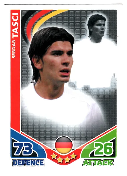 Serdar Tasci card #96 - Topps Match Attax England 2010