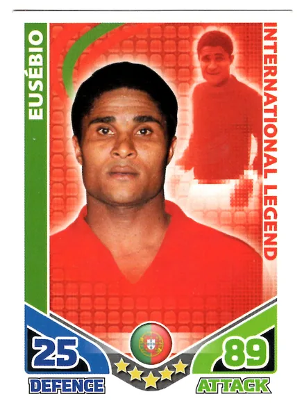 Eusebio card #ILEUSEBIO - Topps Match Attax England 2010
