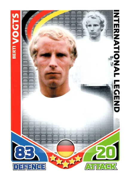 Berti Vogts card #ILVOGTS - Topps Match Attax England 2010