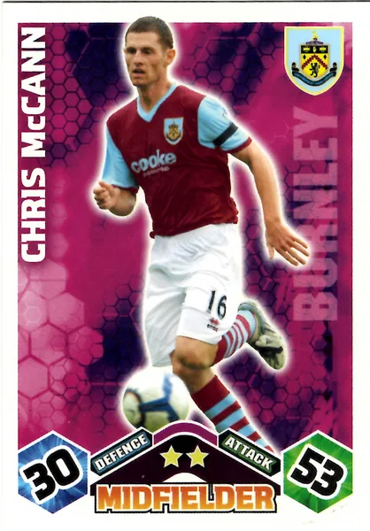 Chris McCann card #102 - Topps Match Attax English Premier League 2009/10