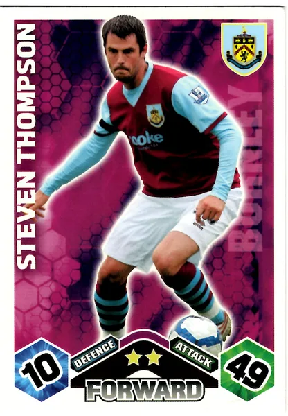 Steven Thompson card #105 - Topps Match Attax English Premier League 2009/10