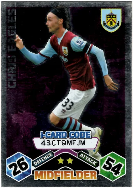 Chris Eagles card #107 - Topps Match Attax English Premier League 2009/10