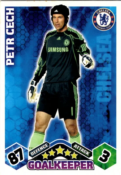 Petr Cech card #109 - Topps Match Attax English Premier League 2009/10