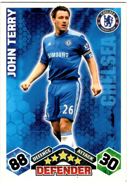 John Terry card #113 - Topps Match Attax English Premier League 2009/10