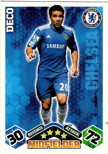 Deco card #116 - Topps Match Attax English Premier League 2009/10