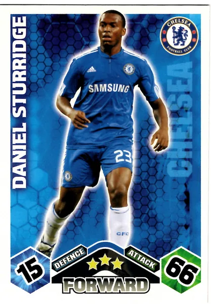 Daniel Sturridge card #124 - Topps Match Attax English Premier League 2009/10