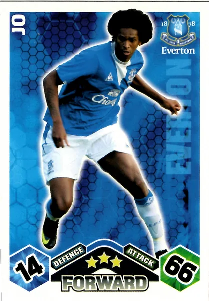 Jo card #140 - Topps Match Attax English Premier League 2009/10
