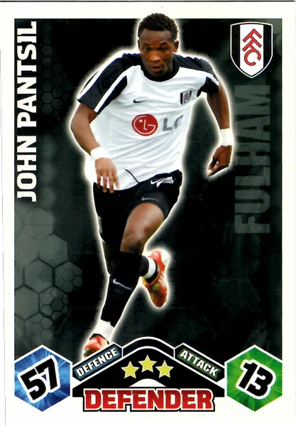 John Pantsil card #148 - Topps Match Attax English Premier League 2009/10